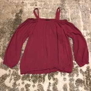 Sanctuary Off the Shoulder Long Sleeve Top S